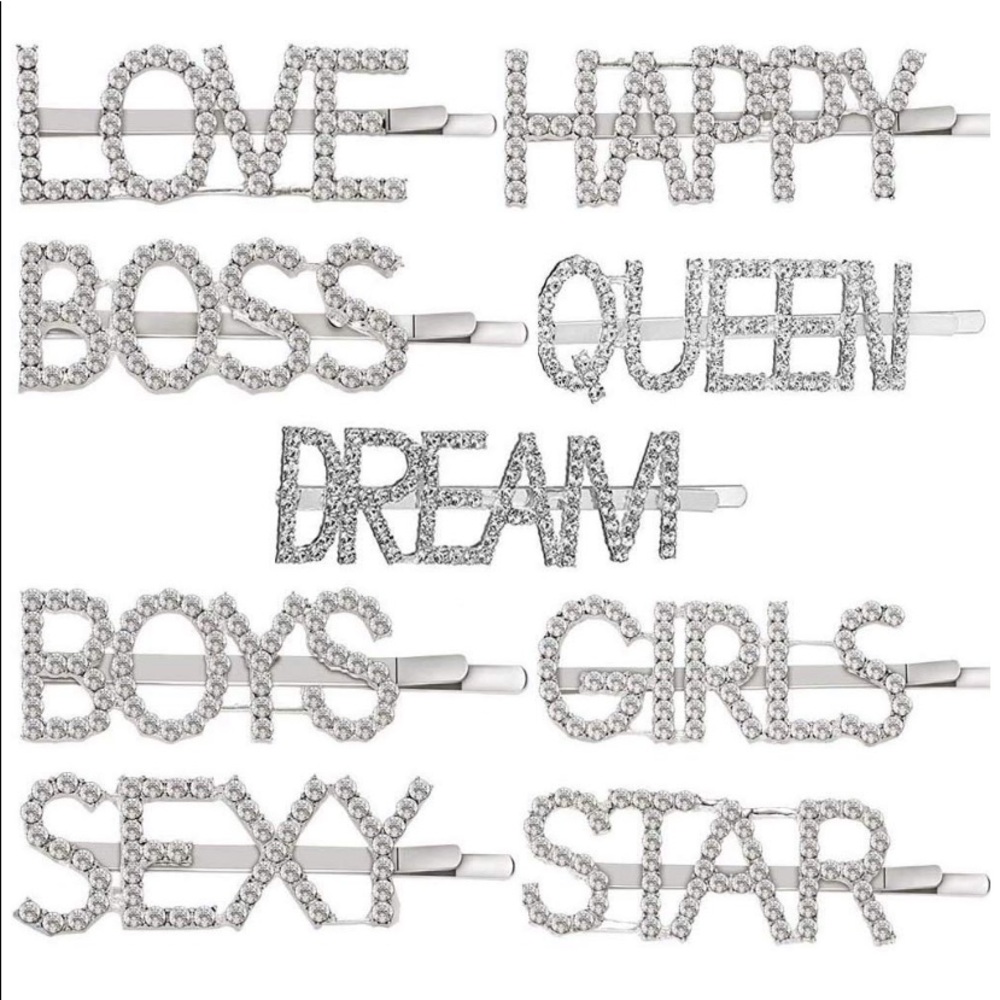 Rhinestone hairpins 2per order